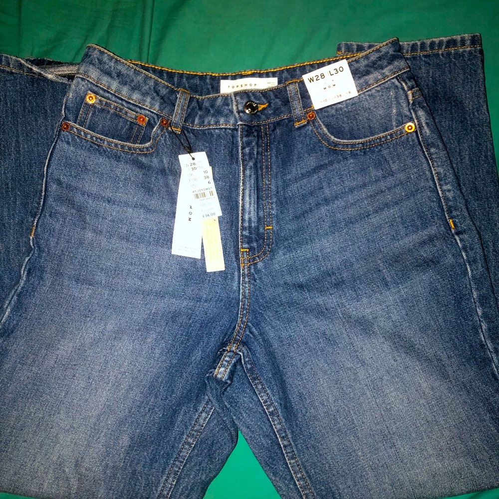 Topshop mom jean